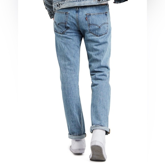 Levi's Men's 501 Size 30 x 30.7 Original Regular Fit Straight Leg Jeans - Picture 7 of 14